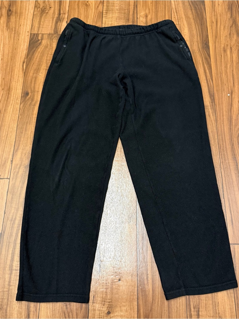 Patagonia Fleece Pants Mens Medium Black Synchilla 30211 Vtg USA Made Hiking